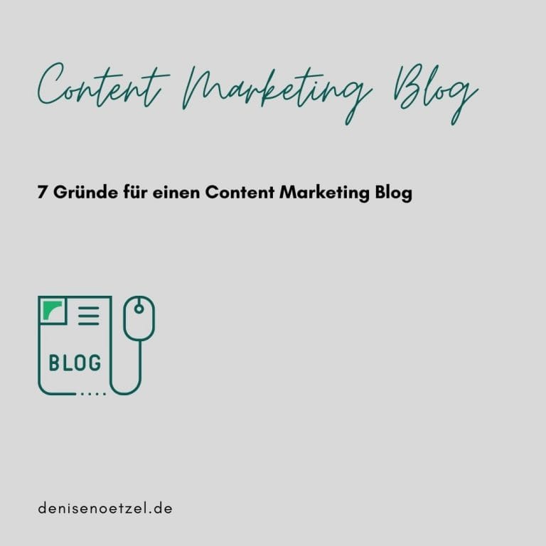 7 Gründe für einen Content Marketing Blog