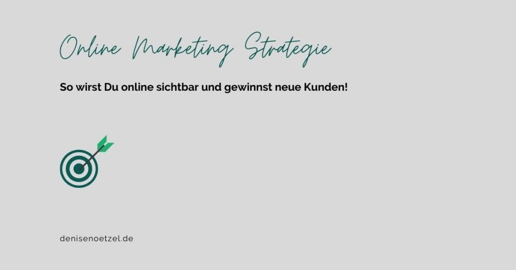 Online-Marketing-Strategie
