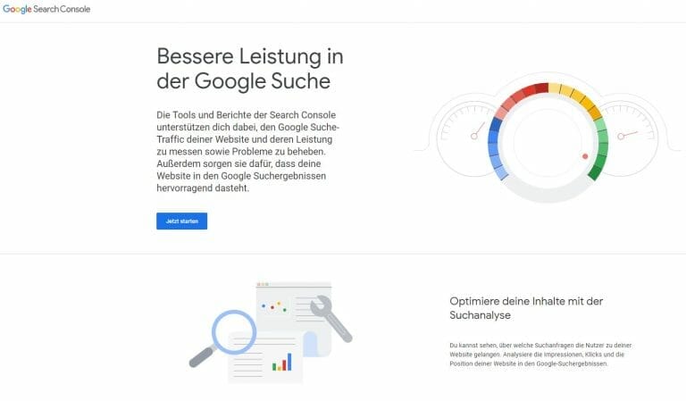 Google Search Console einrichten - Schritt 2