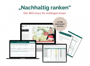 Mockup für den SEO-Gruppenkurs